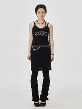 Achihara Brittany Becky Strap WomenS 2024 New Autumn Winter Black Grey Tank Top 36