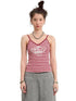 Achihara Brittany Dixie Tank Top Top For Women  Both Inside And Outside  Bottom  Striped Rope Embroidered Strap 31