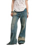 Achihara Emotional Denim Pants Floor Length Casual Distressed Autumn And Winter Slim Fit Micro Flared Jeans 16