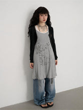 Achihara Emotional Parachute Tank Top  Sleeveless Skirt  Summer And Autumn  Inner Outer Belt  Suspender Dress 27