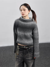 Achihara Knitted Base Sweater For Internal And External Wearing  Autumn Winter 2024 New Popular Style  Curled Edge High Neck Thick 27