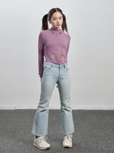 Achihara Pants Wide Leg Casual Flared Autumn And Winter 2024 New Light Blue Denim Seven Inch Micro For Women 25