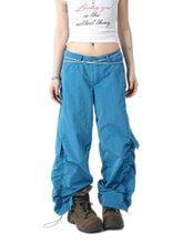 Achihara Parachute Pants And Fishtail Skirt Autumn Winter Casual Workwear  Floor Pants  Synthetic Half Skirt WomenS 35