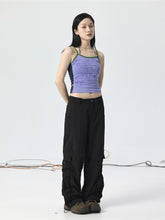 Achihara Parachute Pants And Fishtail Skirt Autumn Winter Casual Workwear  Floor Pants  Synthetic Half Skirt WomenS 49