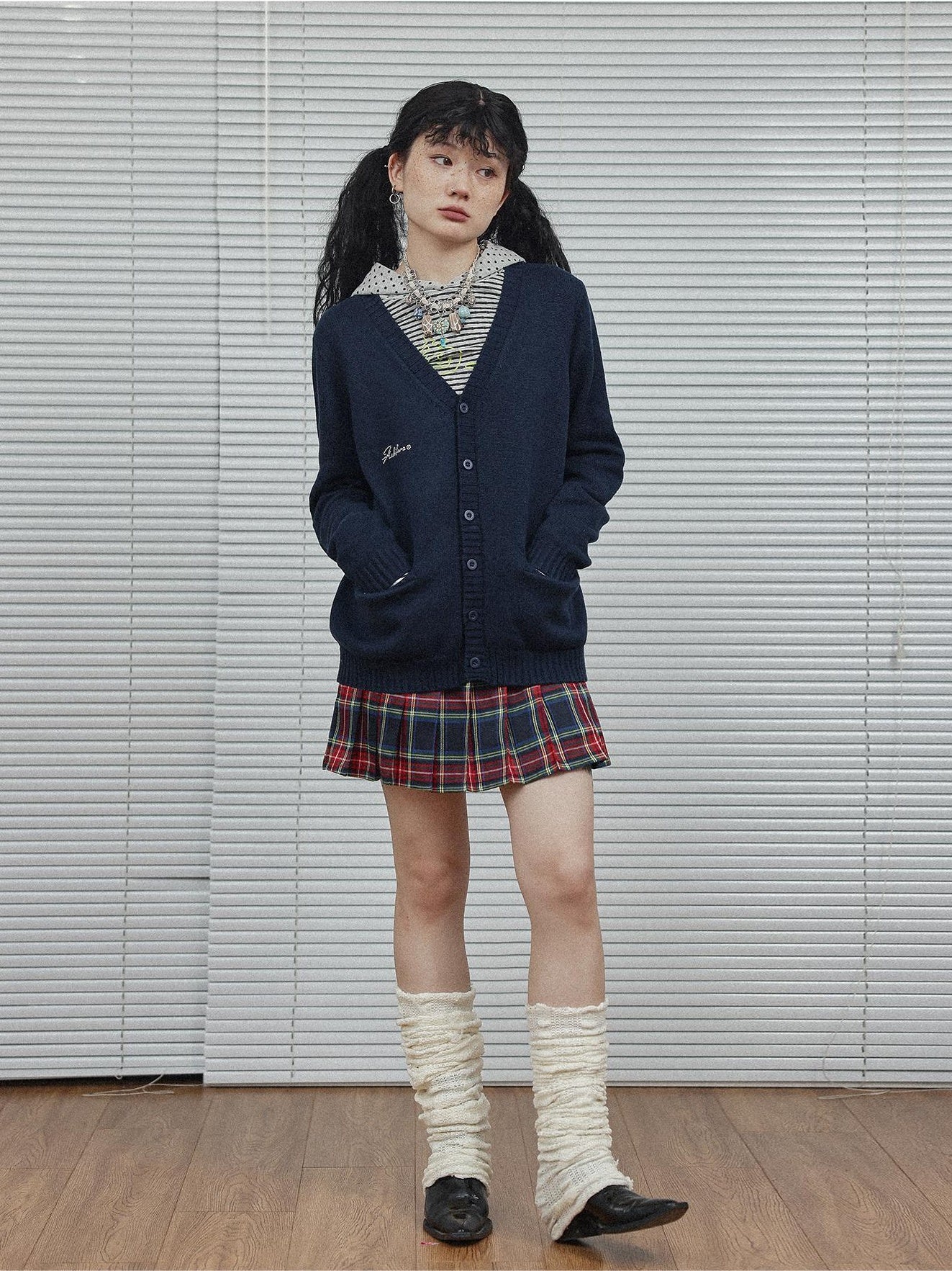 Achihara Skirt A Line Plaid 2024 New Winter Pleated Short Private Order Uniforms Half 20