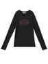 Letter Long-Sleeved T-Shirt