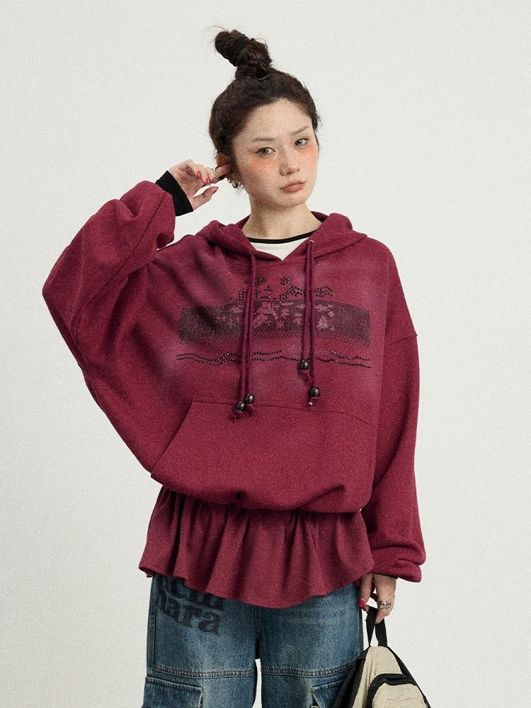 Achihara Top Hooded Can Be Worn As A Base For Both Inside And Outside  Will Paired With The 2024 New Winter Daytime Fireworks Hot Stamping Hoodie 10