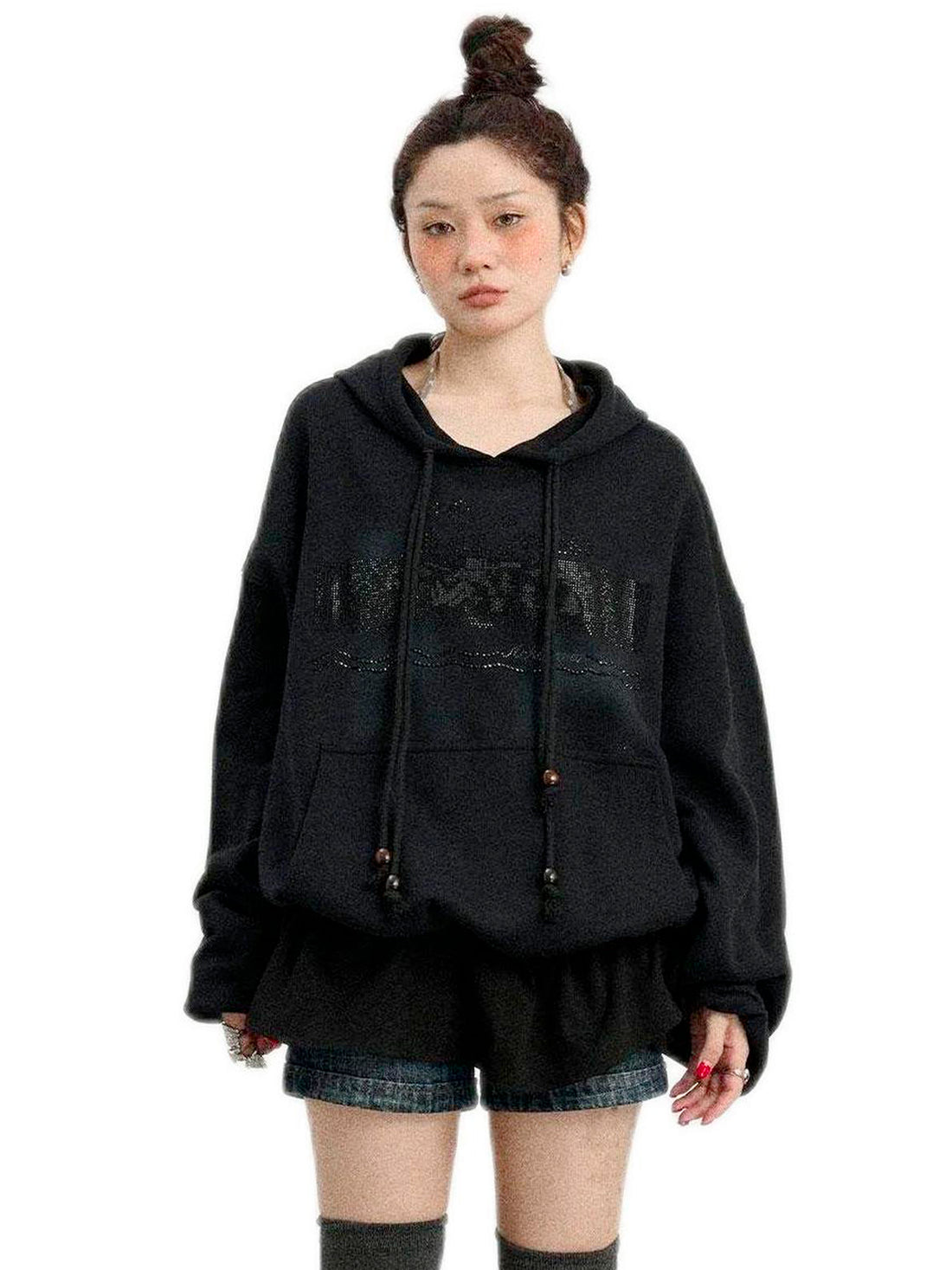 Achihara Top Hooded Can Be Worn As A Base For Both Inside And Outside  Will Paired With The 2024 New Winter Daytime Fireworks Hot Stamping Hoodie 24