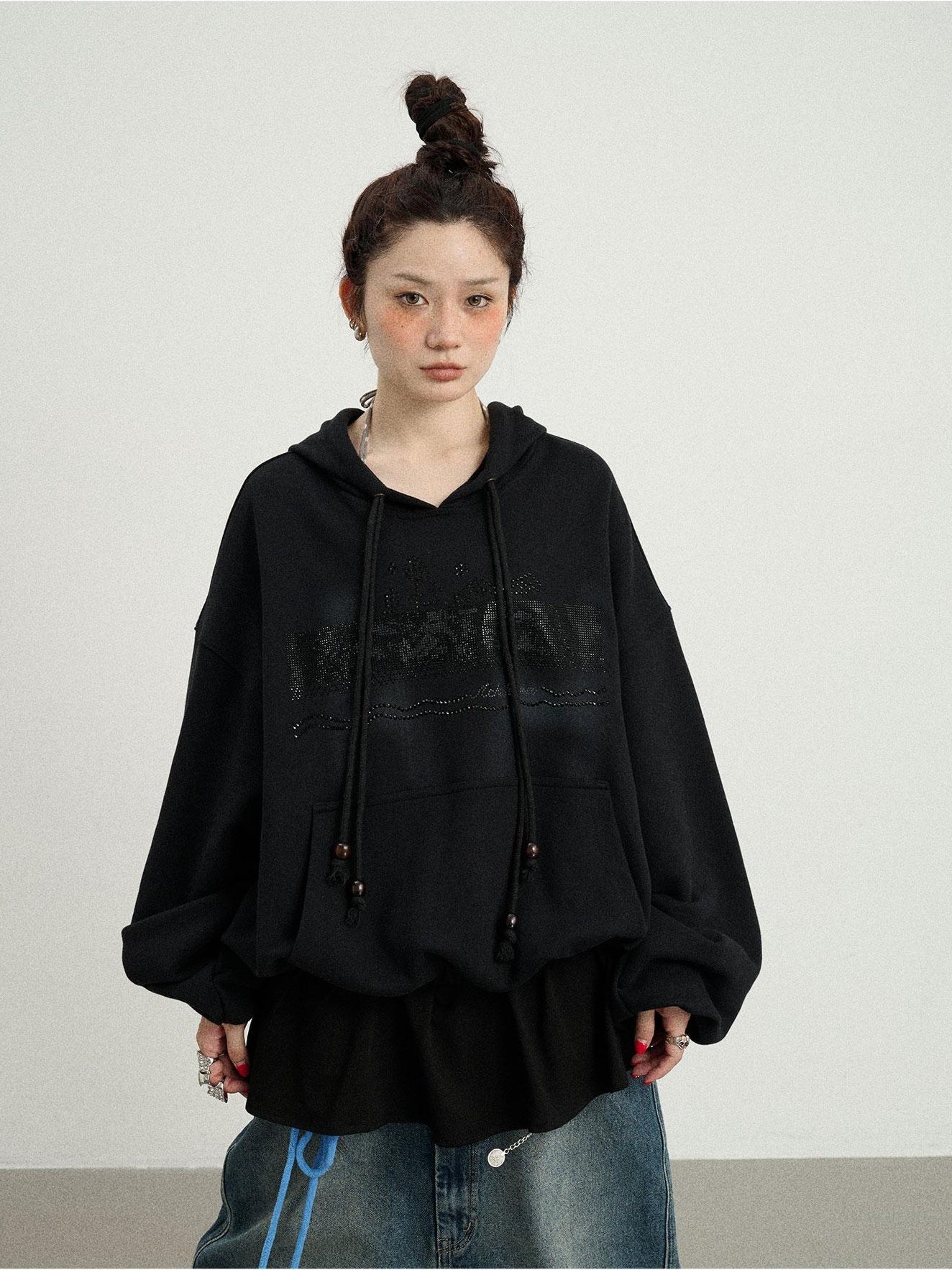 Achihara Top Hooded Can Be Worn As A Base For Both Inside And Outside  Will Paired With The 2024 New Winter Daytime Fireworks Hot Stamping Hoodie 32