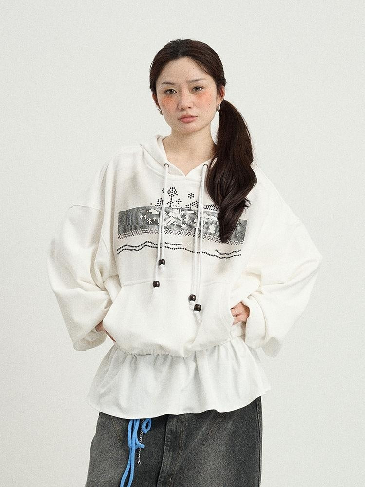 Achihara Top Hooded Can Be Worn As A Base For Both Inside And Outside  Will Paired With The 2024 New Winter Daytime Fireworks Hot Stamping Hoodie 9