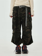 Achihara Weird Aesthetic Pants Camouflage Cropped Pants  Casual Wide Leg Autumn Winter Work Summer Autumn 27