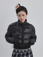 Achihara Winter Bicycle Cotton Coat 2024 New Bright Color Thick Short Bread Coat Jacket 53