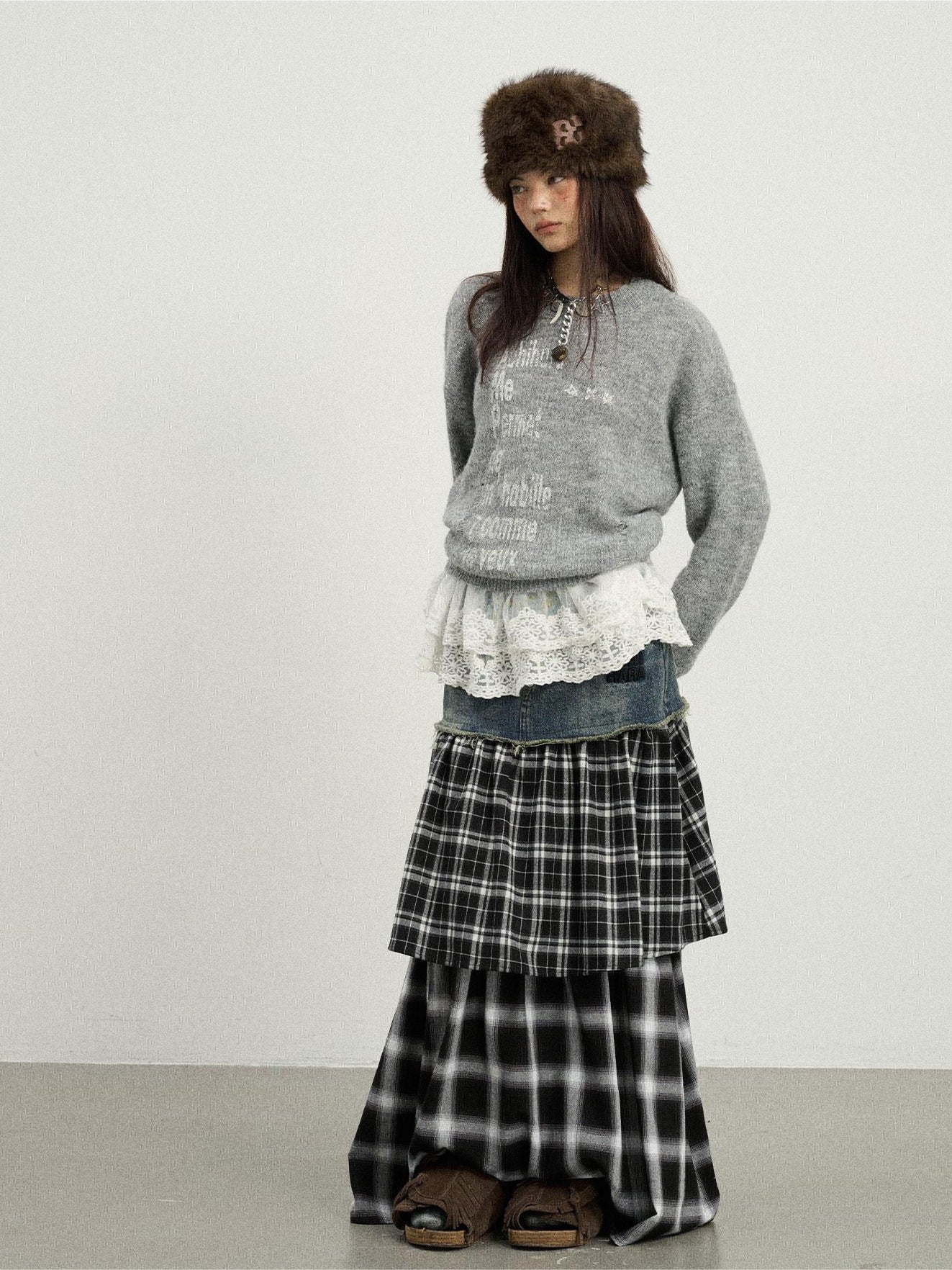 Achihara Winter Dear Good Sweater Winter 2024 New Item Can Be Worn Inside And Outside Knitted Sweater 20