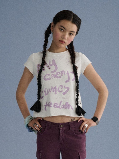 Achihara_100_Percent_Cotton_Slim_Short_Sleeve_Roundneck_Office_Letter_Print_Tee_Crop_Tops_MISSTT