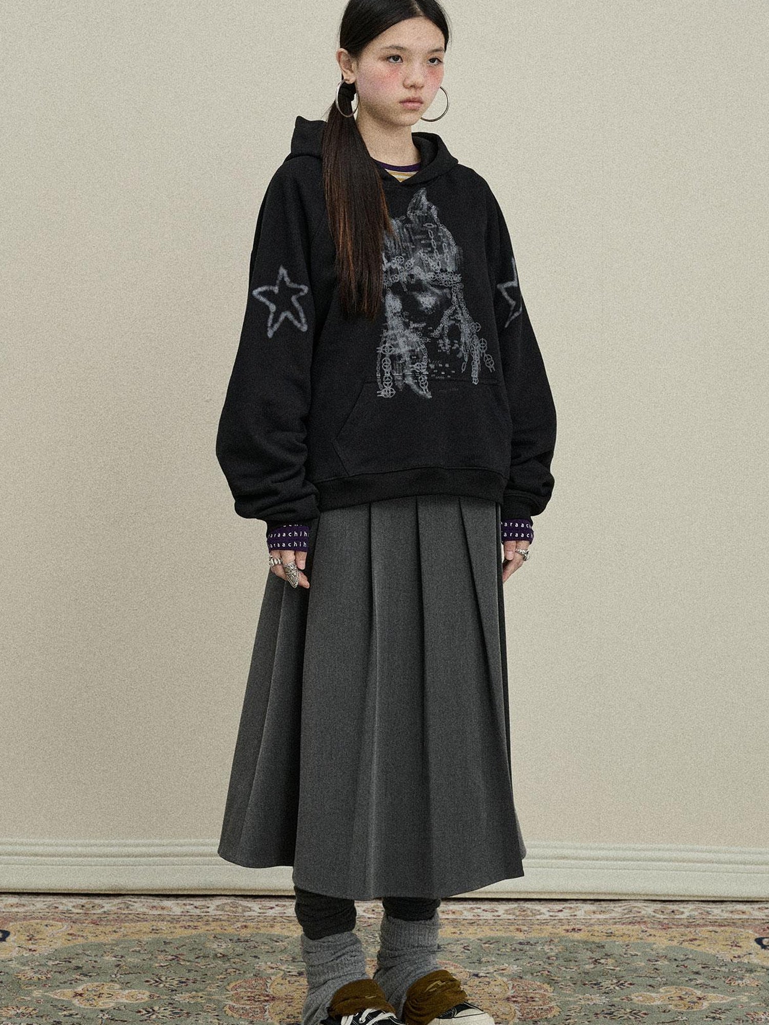 Update Achihara A Line Pleated Skirt Short Long Styles