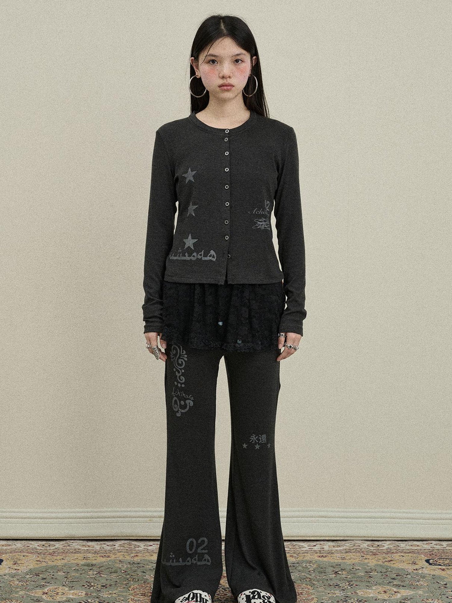 Update Achihara Achihara Breton Rabbit Knit Top