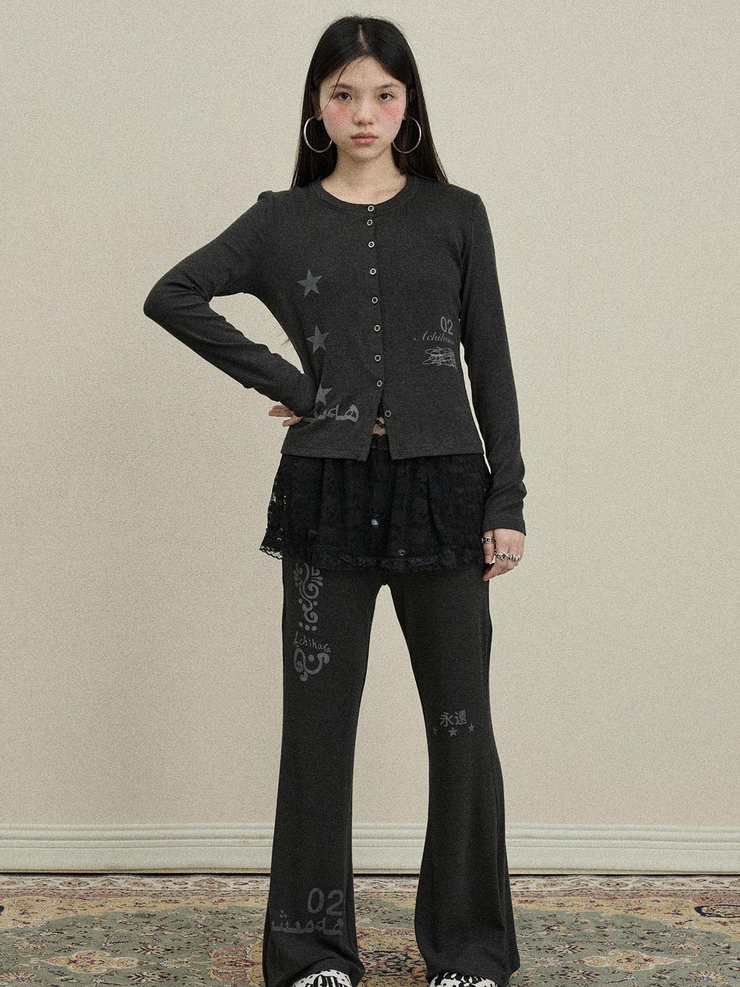 Update Achihara Achihara Breton Rabbit Knit Top