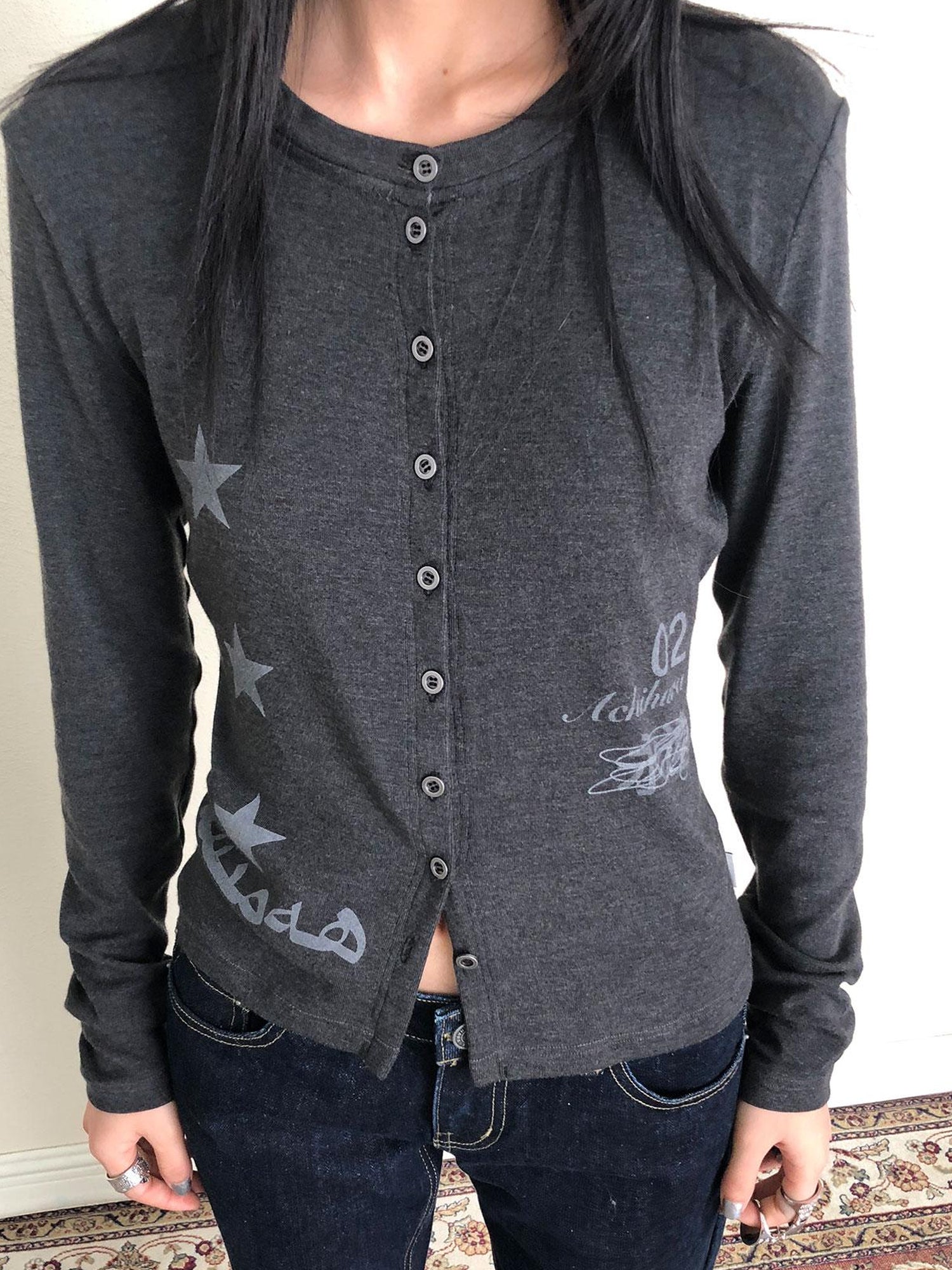 Update Achihara Achihara Breton Rabbit Knit Top