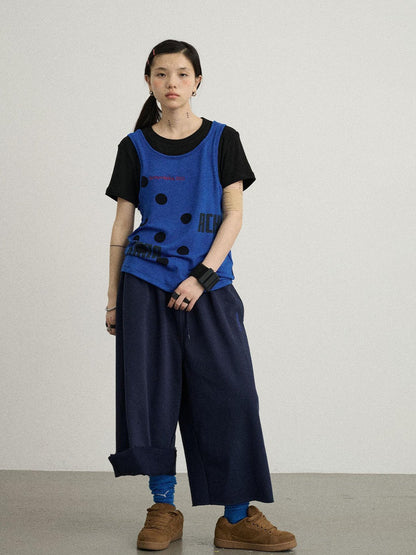 Achihara Achihara Distressed Hem Cargo Joggers