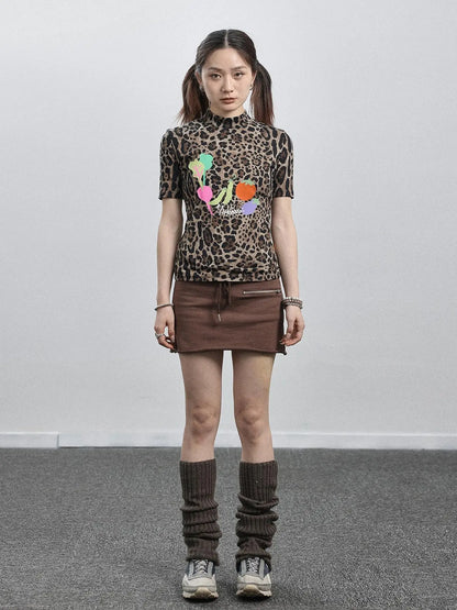 Achihara Hooded Zip Up Sweatshirt &amp; Skirt Set