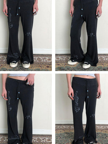 Update Achihara Achihara Rabbit Fit Flared Trousers