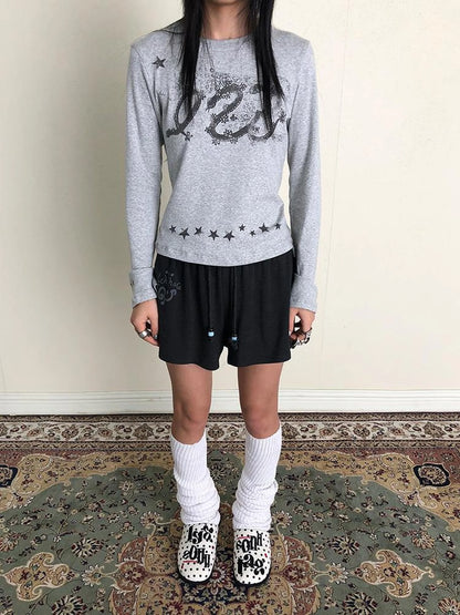 Achihara Rabbit Shorts 2025 Early Autumn Anti Peep Lined Shorts