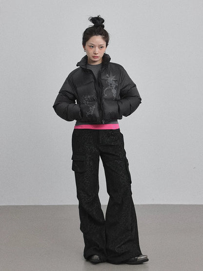 Achihara Alchemy Inspired Quilted Nylon Jacket-1