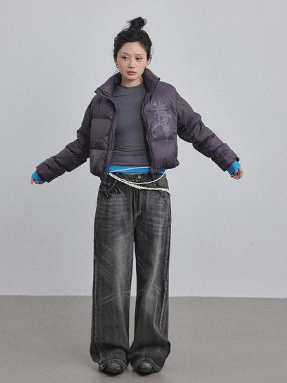 Alchemy Inspired Quilted Nylon Jacket