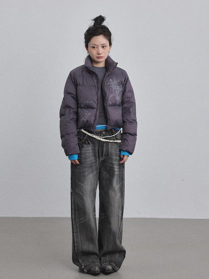 Achihara Alchemy Inspired Quilted Nylon Jacket