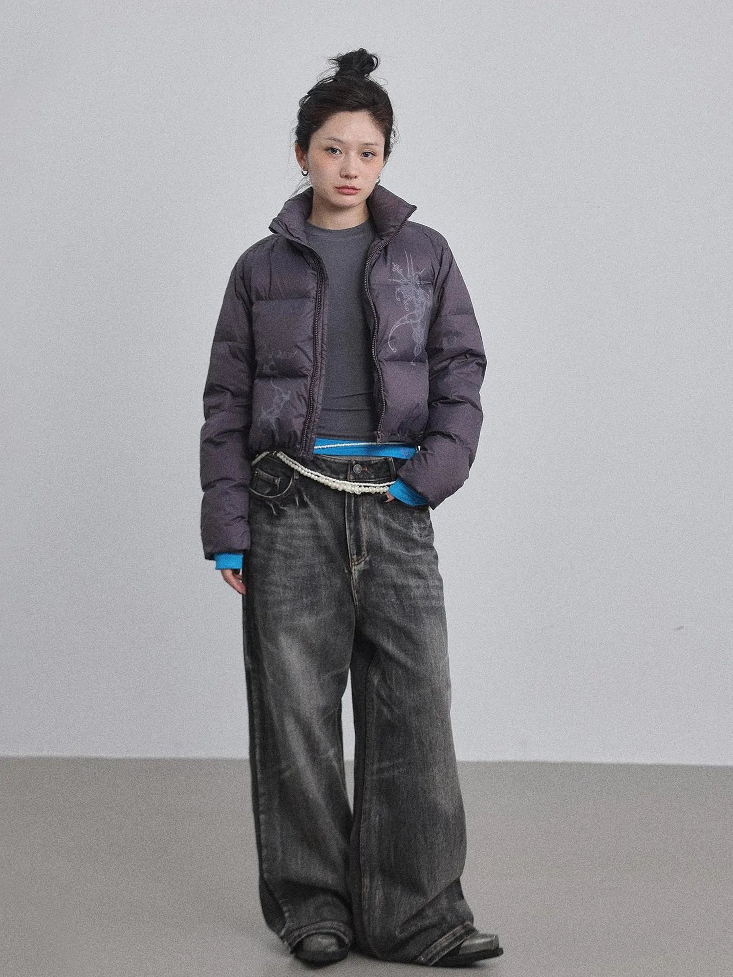 Alchemy Inspired Quilted Nylon Jacket