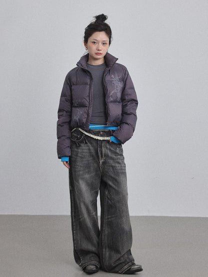 Achihara Alchemy Inspired Quilted Nylon Jacket