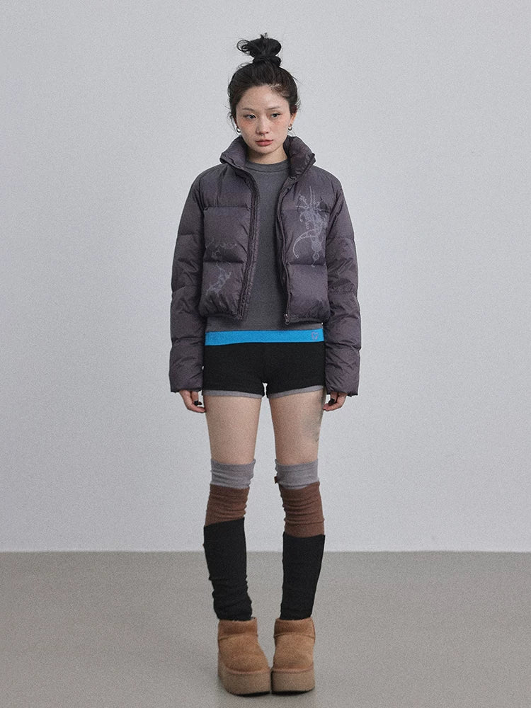 Achihara Alchemy Inspired Quilted Nylon Jacket-2