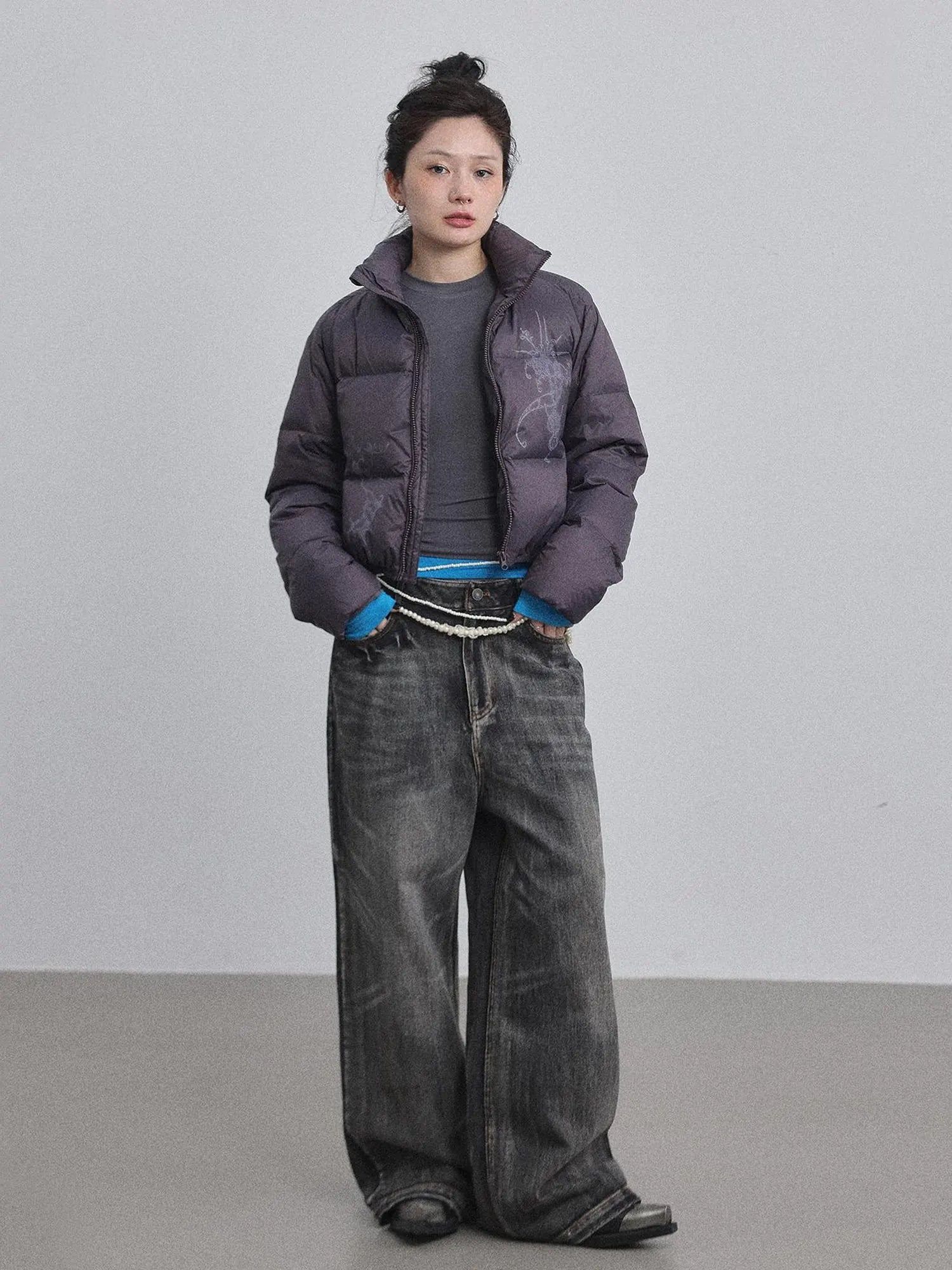 Alchemy Inspired Quilted Nylon Jacket