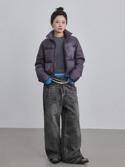 Achihara Alchemy Inspired Quilted Nylon Jacket