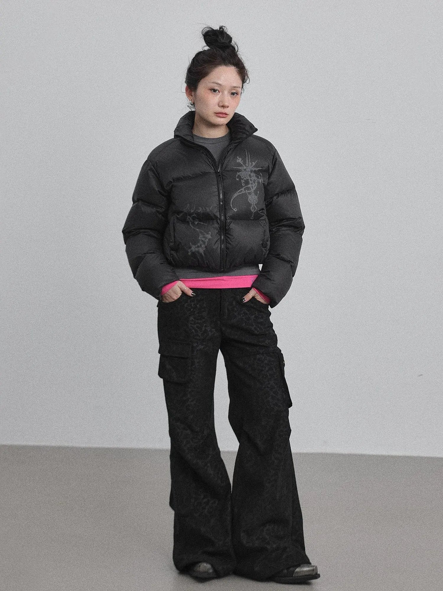 Alchemy Inspired Quilted Nylon Jacket