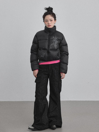 Achihara Alchemy Inspired Quilted Nylon Jacket