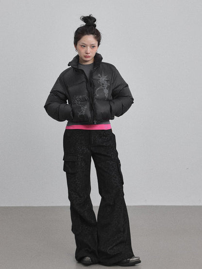 Achihara Alchemy Inspired Quilted Nylon Jacket