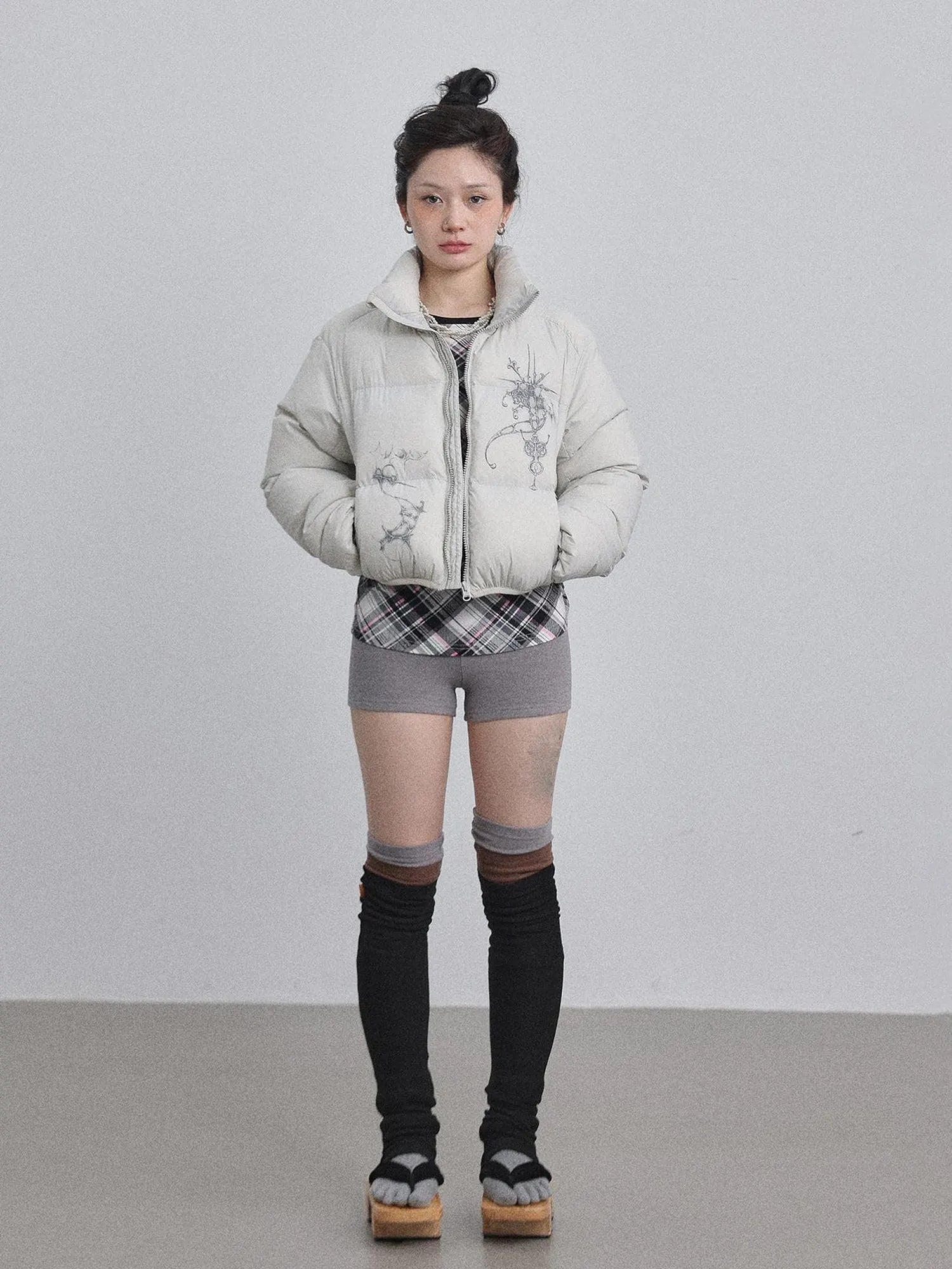 Alchemy Inspired Quilted Nylon Jacket