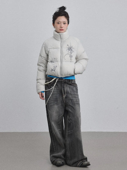 Alchemy Inspired Quilted Nylon Jacket