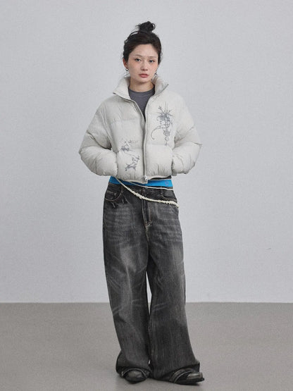 Alchemy Inspired Quilted Nylon Jacket