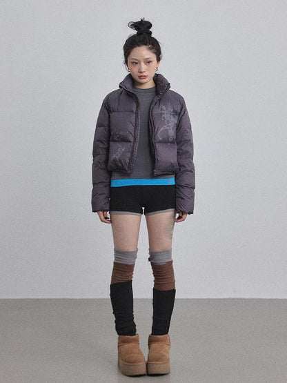 Achihara Alchemy Inspired Quilted Nylon Jacket