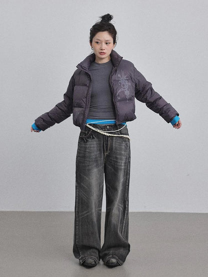 Alchemy Inspired Quilted Nylon Jacket