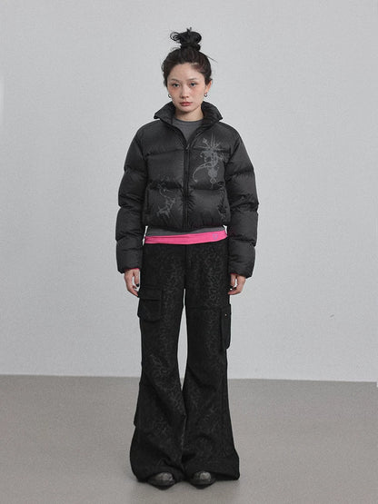 Achihara Alchemy Inspired Quilted Nylon Jacket-5