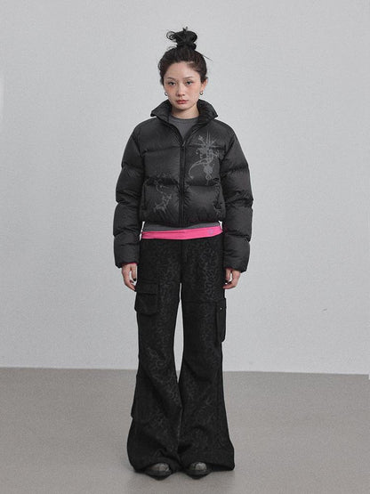 Achihara Alchemy Inspired Quilted Nylon Jacket
