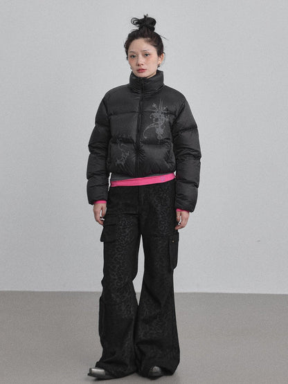 Achihara Alchemy Inspired Quilted Nylon Jacket