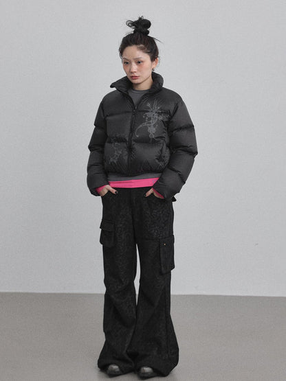 Achihara Alchemy Inspired Quilted Nylon Jacket