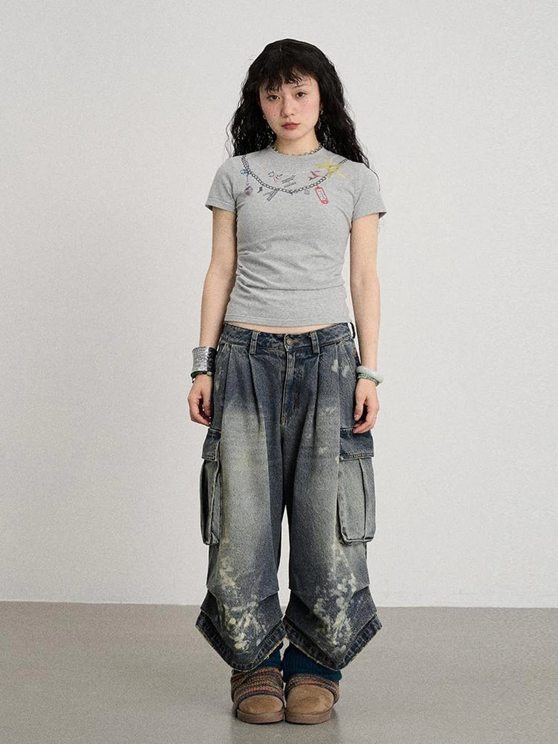 Alocasia Cotton Tee With Star Charm