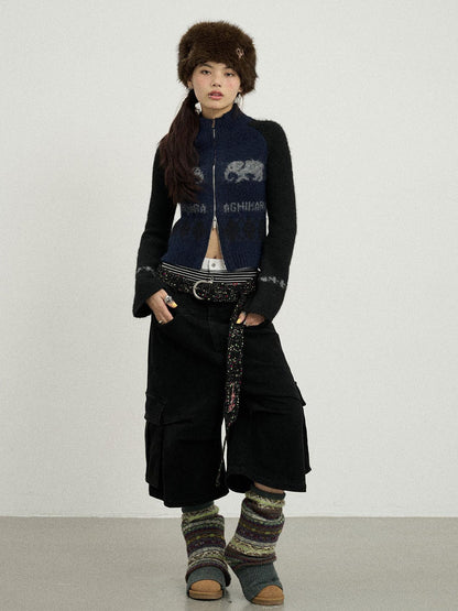 Achihara Babar Story Alpaca Knit Sweater