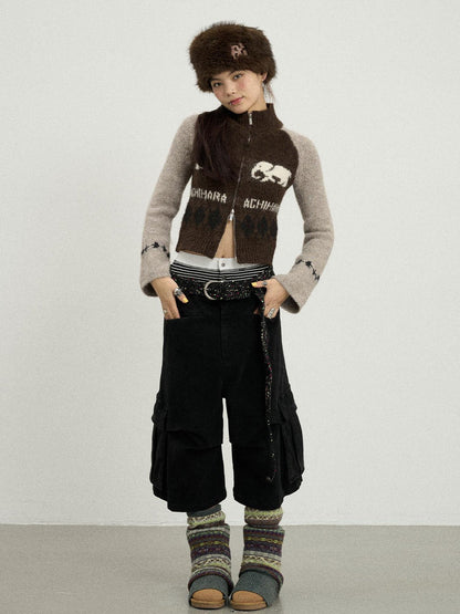Achihara Babar Story Alpaca Knit Sweater