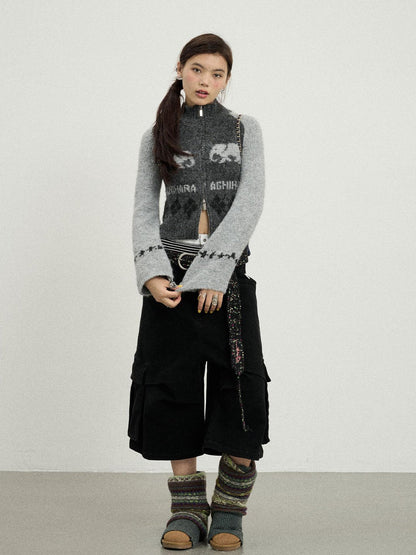 Achihara Babar Story Alpaca Knit Sweater